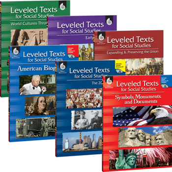 Hardcover Leveled Texts for Social Studies Complete Set (6 Books) Book