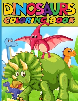 Paperback Dinosaur coloring book: 25 Design of Holiday Festive Dinosaurs Coloring Book For Kids & Adults Book