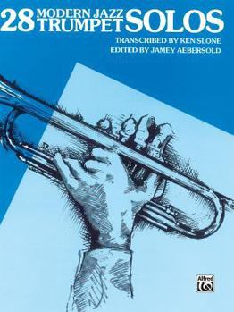 Paperback 28 Modern Jazz Trumpet Solos, Bk 1 Book