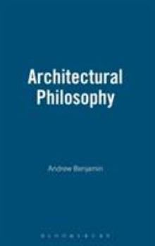 Hardcover Architectural Philosophy Book