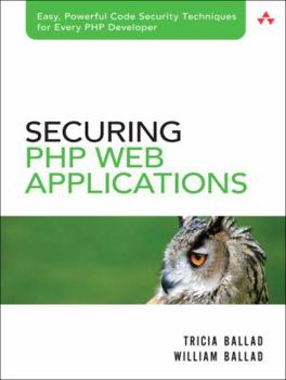 Paperback Securing PHP Web Applications Book