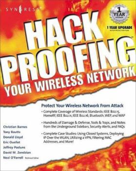 Paperback Hackproofing Your Wireless Network Book