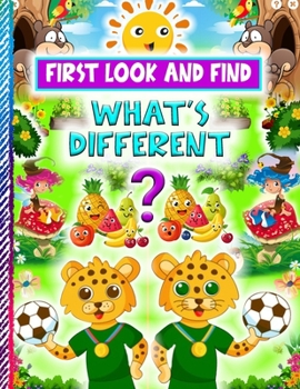 What's Different?: Spot the Differences Coloring Book with Puzzles for Kids and Toddlers Children's Activity Books with Animals