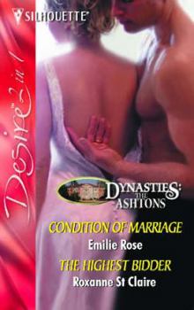 Paperback Condition of Marriage: AND The Highest Bidder (Silhouette Desire) Book