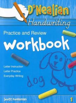 Paperback Dnealian Handwriting 1993 Practice and Review Workbook Grade 1 Book