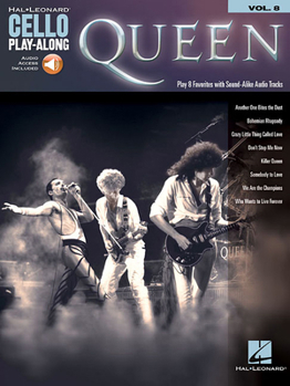 Paperback Queen: Cello Play-Along Volume 8 [With Access Code] Book