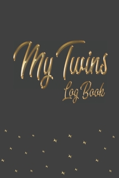 Paperback Twins Log Book: Logbook for Twins - Record sleep, feedings, diaper changes - Notes Book