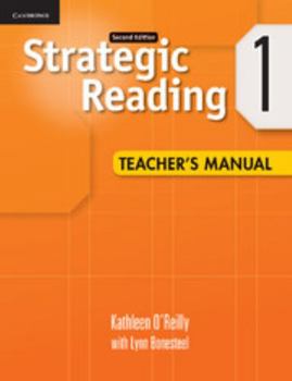 Strategic Reading 1 Teacher's Manual - Book  of the Strategic Reading
