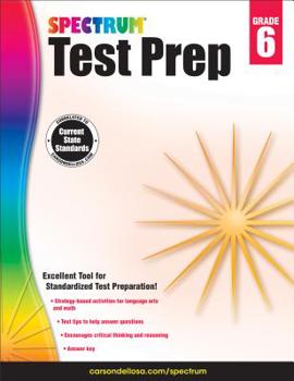 Paperback Spectrum Test Prep, Grade 6 Book