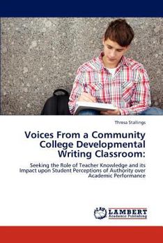 Paperback Voices From a Community College Developmental Writing Classroom Book
