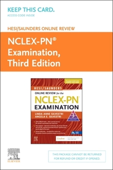 Printed Access Code Hesi/Saunders Online Review for the Nclex-Pn(r) Examination (1 Year) (Access Card) Book