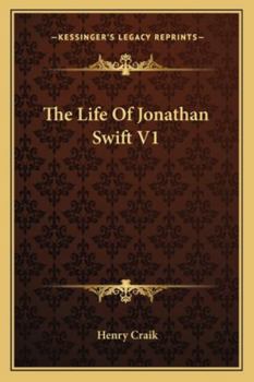 Paperback The Life Of Jonathan Swift V1 Book