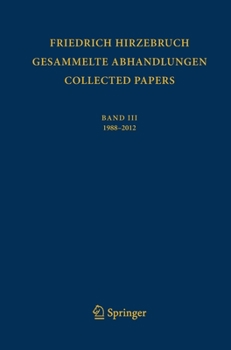 Hardcover Gesammelte Abhandlungen - Collected Papers III: 1988 - 2012 [German] Book