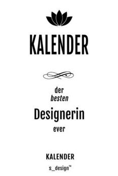 Kalender für Designer / Designerin: Wochen-Planer 2020 / Tagebuch / Journal für das ganze Jahr: Platz für Notizen, Planung / Planungen / Planer,  Erinnerungen und Sprüche (German Edition)