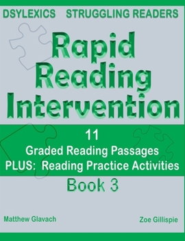 Paperback Rapid Reading Intervention, Book 3 Book