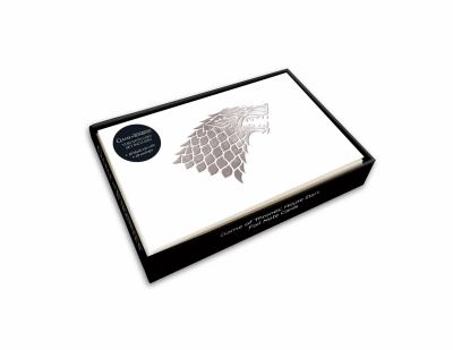 Paperback Game of Thrones: House Stark Foil Note Cards (Set of 10) Book