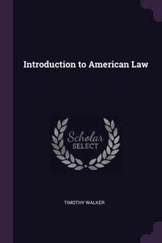 Paperback Introduction to American Law Book