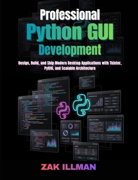 Professional Python GUI Development: Design, Build, and Ship Modern Desktop Applications with Tkinter, PyQt6, and Scalable Architecture