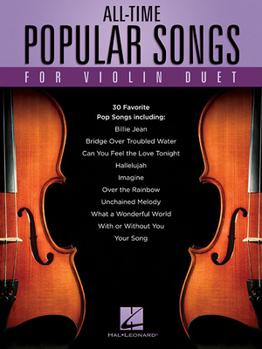 Paperback All-Time Popular Songs for Violin Duet Book