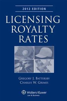 Paperback Licensing Royalty Rates, 2012 Edition Book