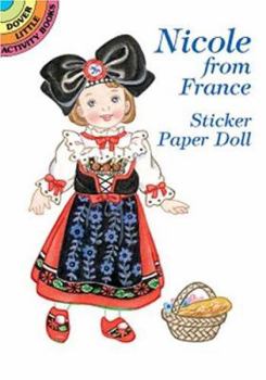 Paperback Nicole from France Sticker Paper Doll Book