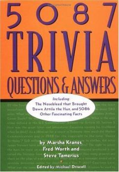 Hardcover 5087 Trivia Questions & Answers Book