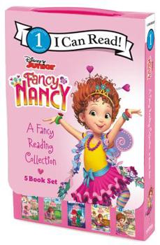 Paperback Disney Junior Fancy Nancy: A Fancy Reading Collection 5-Book Box Set: Chez Nancy, Nancy Makes Her Mark, the Case of the Disappearing Doll, Shoe-La-La, Book