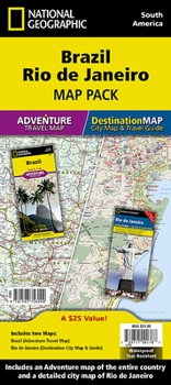 Loose Leaf Brazil, Rio de Janeiro [Map Pack Bundle] Book