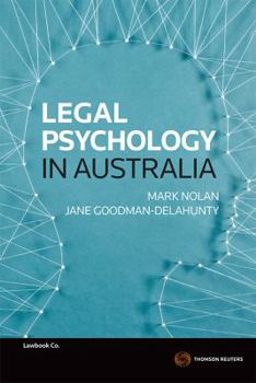Unknown Binding Legal Psychology in Australia Book