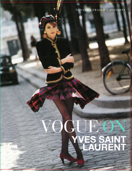 Hardcover Vogue on Yves Saint Laurent Book