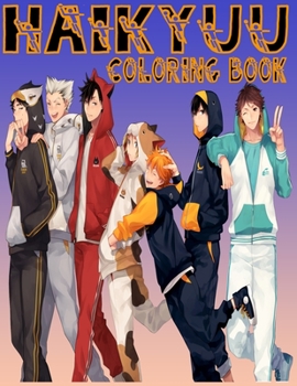 Paperback Haikyuu Coloring Book: TOP 50 Pages About Haikyuu Coloring Book