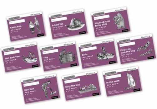 Paperback Read Write Inc. Phonics: Black and White Purple Set 2 Storybooks Mixed Pack of 10 Book