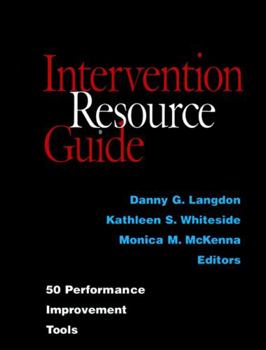 Paperback Intervention Resource Guide: 50 Performance Improvement Tools Book