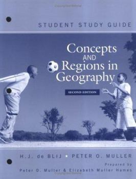 Paperback Student Study Guide to accompany Concepts and Regions in Geography, 2nd Edition Book