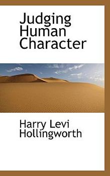 Hardcover Judging Human Character Book