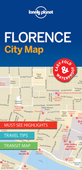 Map Lonely Planet Florence City Map 1 Book