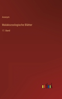 Hardcover Malakozoologische Blätter: 17. Band [German] Book