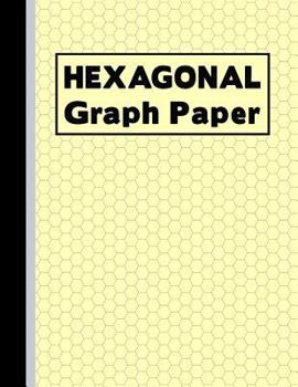 Paperback Hexagonal Graph Paper: Small Hexes Notebook Yellow Book