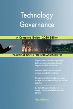 Paperback Technology Governance A Complete Guide - 2020 Edition Book