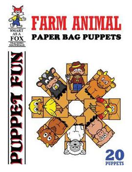 Paperback Farm Animal Paper Bag Puppets Book