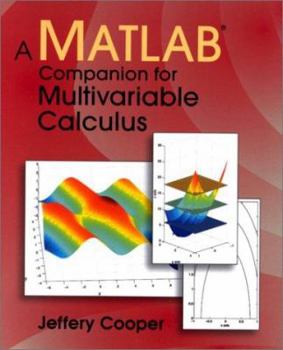 Paperback A MATLAB Companion for Multivariable Calculus Book