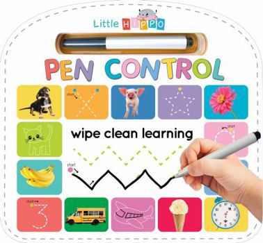 Board book Write & Wipe Pen Control - Children's Novelty Learning Board Book - Wipe Clean - Educational Book