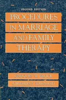 Paperback Procedures in Marriage and Family Therapy Book