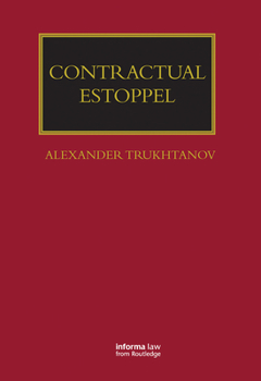 Paperback Contractual Estoppel Book