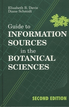 Hardcover Guide to Information Sources in the Botanical Sciences Book
