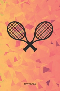 Paperback Notebook: Tennis Game Coaching Planner / Organizer / Lined Notebook (6" x 9") Book