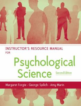 Paperback Psychological Science: Instructor's Manual Book
