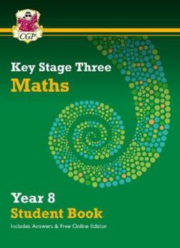 Paperback New KS3 Maths Year 8 Student Book - with answers & Online Edition (CGP KS3 Maths) Book