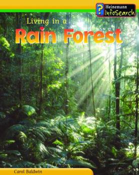 Hardcover Living in a Rain Forest Book