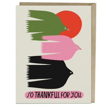 So Thankful Card (Lisa Congdon for Em & Friends Greeting Cards)
